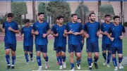 تیم فوتبال نفت و گاز گچساران در ایستگاه آماده سازی
