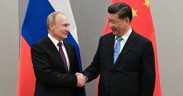 پوتین به «شی» تبریک گفت/ امیدواری مسکو به همکاری راهبردی با پکن