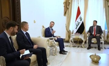دیدار و گفت‌وگوی هیات اتحادیه اروپا در عراق با محمد شیاع السودانی