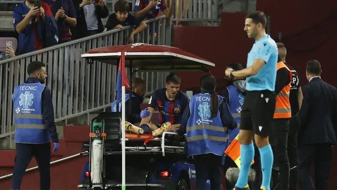 کاپیتان بارسلونا جام‌جهانی قطر را از دست داد
