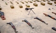 کشف سلاح و مهمات تروریست‌های داعش در جنوب سوریه
