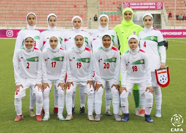 Iran junior girl team finishes runner-up in CAFA Championship