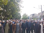 اعلام انزجار مردم مراغه از جنایت داعش در شیراز 
