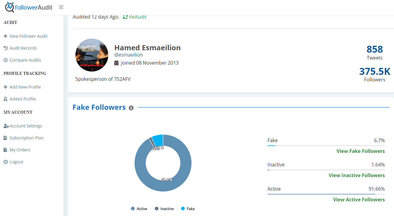 اکانت «حامد اسماعیلیون» زیر ذرهبین/ افزایش ۵۰۰ درصدی  فالوئرها در ۳۰ روز