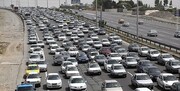 ترافیک سنگین در آزاد راه های البرز 