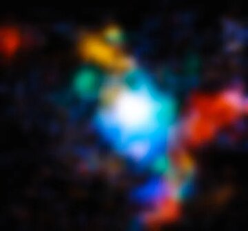 کشف یک خوشه کهکشانی شگفت‌انگیز در کیهان اولیه 