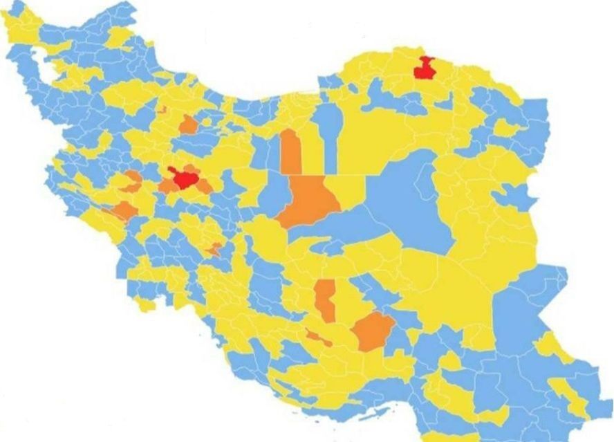 هیچ یک از شهرهای استان مرکزی در وضعیت قرمز کرونایی قرار ندارد