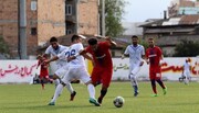 تیم فوتبال ملوان در انزلی فولاد خوزستان را شکست داد