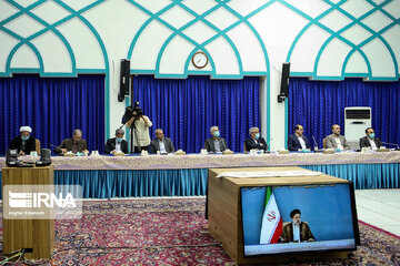 La rencontre des présidents des universités iraniennes avec le président Raïssi