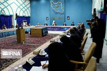 La rencontre des présidents des universités iraniennes avec le président Raïssi