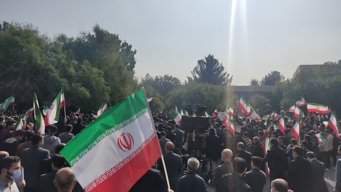 خروش دانشجویی ضد داعشجویی در دانشگاه تبریز