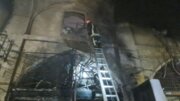 آتش‌سوزی در بازار وکیل شیراز مهار شد + عکس و فیلم