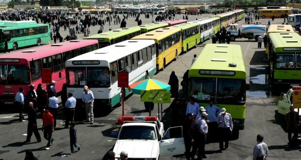 درجا کار کردن اتوبوسها ۵ برابر بیشتر آلودگی به همراه دارد