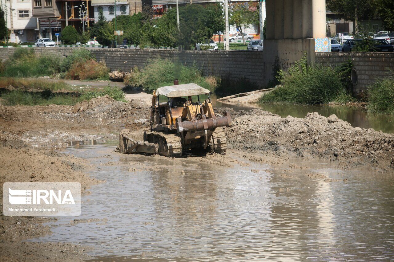 لایروبی بیش از ۶۵ کیلومتر رودخانه، نهر و زهکش کشاورزی در مازندران انجام شد