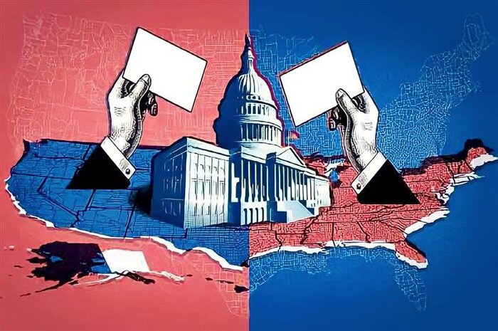 انتخابات میان‌دوره‌ای، آینه دموکراسی توخالی آمریکایی