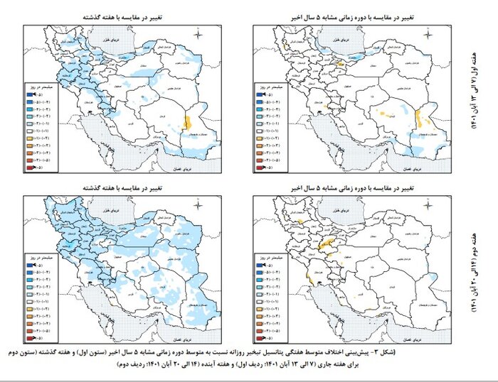 کاهش تبخیر آب در حوضههای آبریز