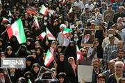Im ganzen Iran findet der 13. Aban-Fußmarsch statt
