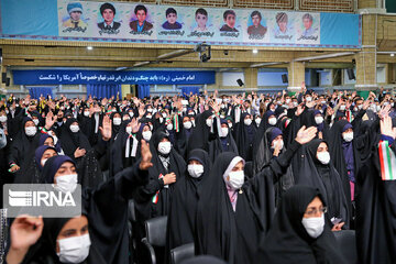 Supreme Leader's meeting with group of students