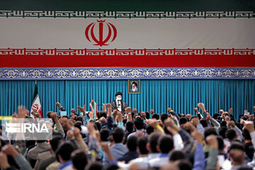 Supreme Leader's meeting with group of students