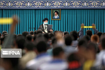 Supreme Leader's meeting with group of students