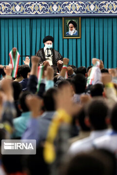 Supreme Leader's meeting with group of students