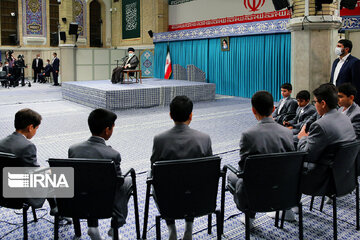 Supreme Leader's meeting with group of students