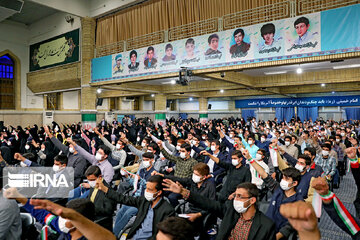 Supreme Leader's meeting with group of students