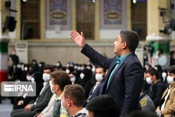 Supreme Leader's meeting with group of students