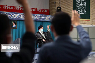 Supreme Leader's meeting with group of students