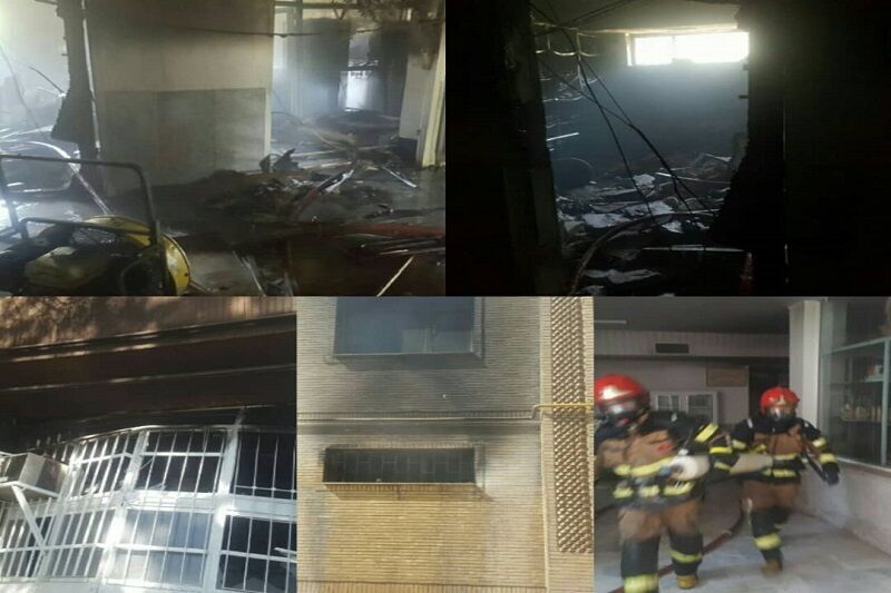 آتش سوزی در دانشکده نفت و گاز گچساران مهار شد آتش سوزی در دانشکده نفت و گاز گچساران مهار شد