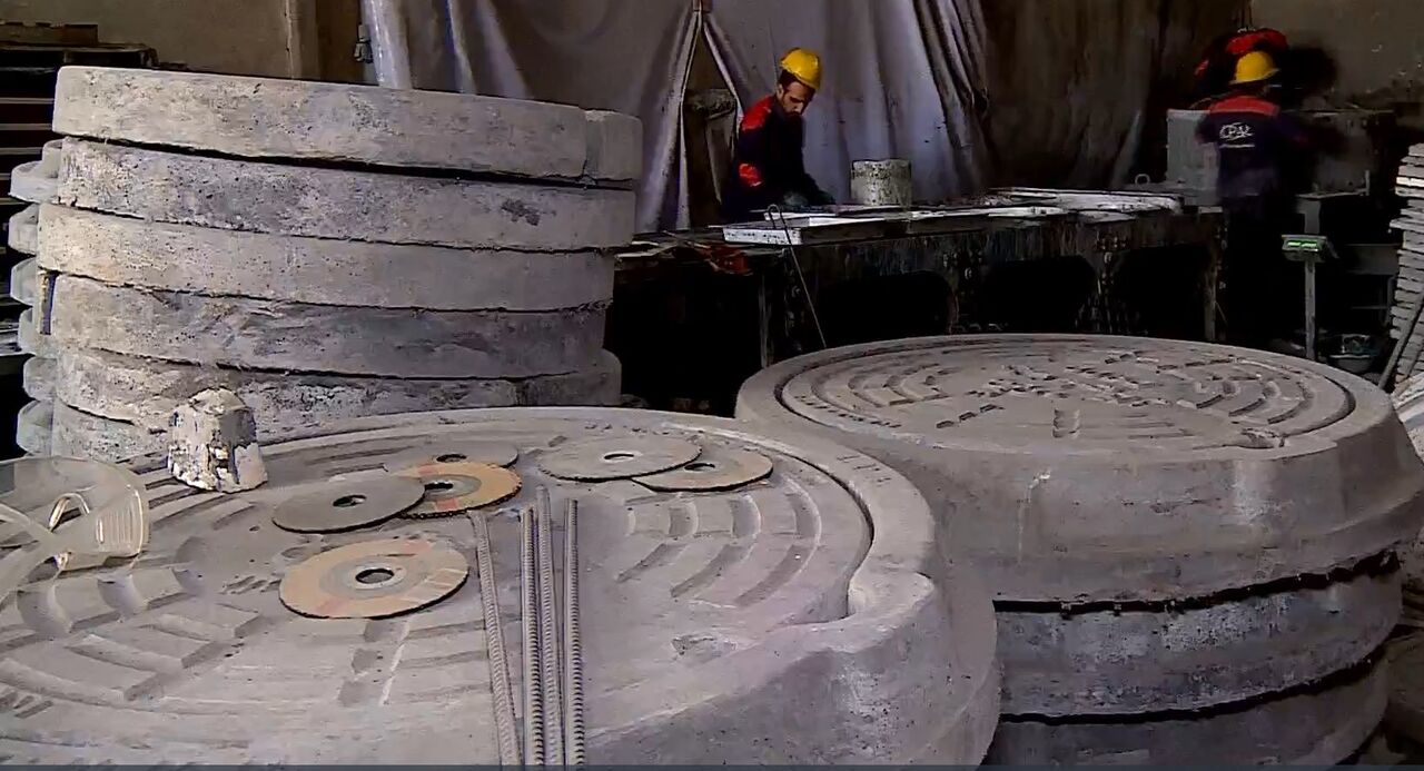 دریچه مقاوم نانو بتن پلیمری در تبریز ساخته شد 