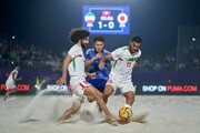 سامورایی‌ها سومین قربانی ملی‌پوشان ساحلی ایران/ صعود مقتدرانه تیم ملی به نیمه نهایی