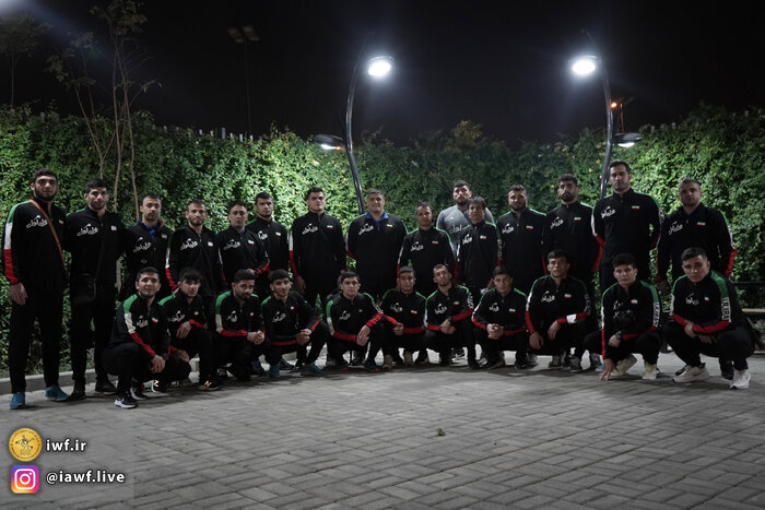 جهت حضور در جامجهانی؛ تیم ملی کشتی فرنگی ایران راهی باکو شد