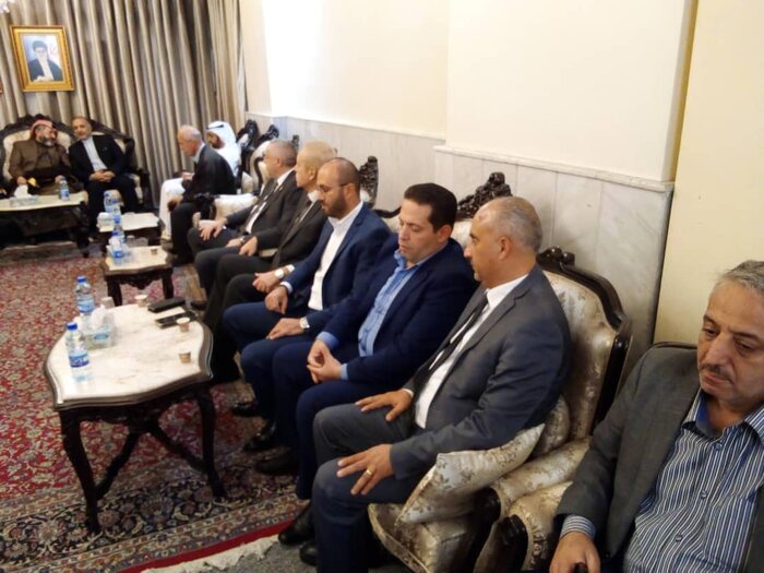 برگزاری مراسم یادبود شهدای شاهچراغ در سفارت ایران در سوریه