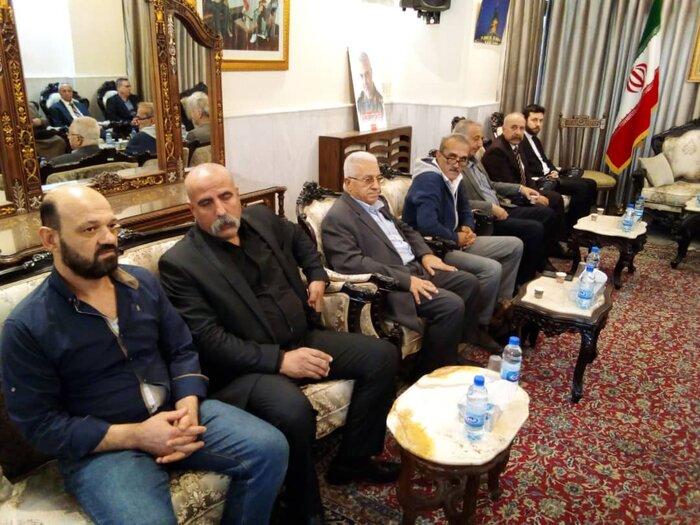 برگزاری مراسم یادبود شهدای شاهچراغ در سفارت ایران در سوریه