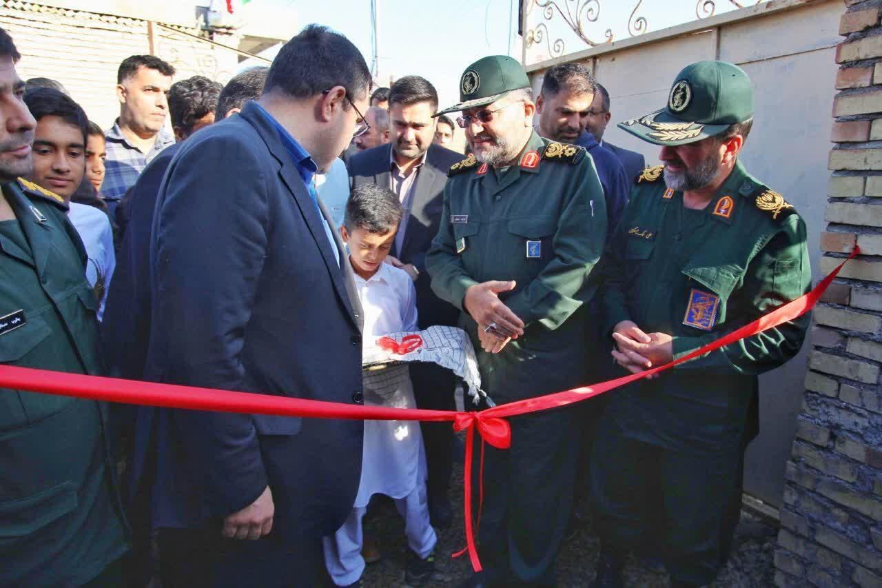 رییس سازمان بسیج طرح آبرسانی به روستای محروم در آق‌قلا استان گلستان را بهره‌برداری کرد