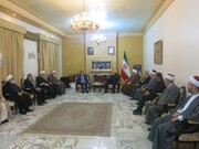 شخصيات لبنانية زارت السفارة الايرانية للتعزية بضحايا تفجير شيراز الارهابي