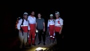 نجات جان ۲ طبیعت گرد در ارتفاعات غار خفاش دهلران