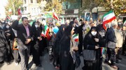 راهپیمایی پر شور ۱۳ آبان در آذربایجان غربی/ نه قاطع به اغتشاش و استکبار