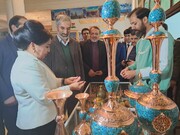 نمایشگاه هنرمندان ایرانی در باختر تاجیکستان گشایش یافت