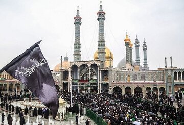 ادای حق همسایگی قمی‌ها در سالروز رحلت شهادت گونه بانوی کرامت