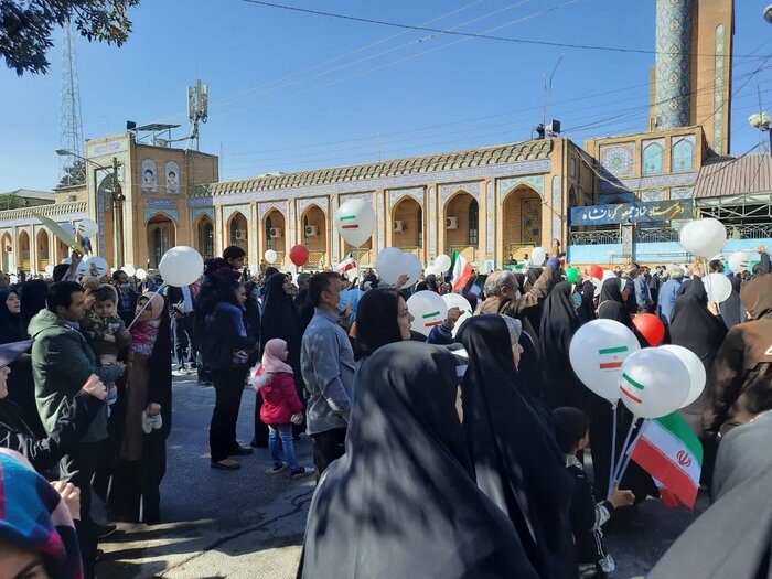 بیعت مجدد کرمانشاهیان مرزدار با انقلاب و رهبری در ۱۳ آبانی باشکوه