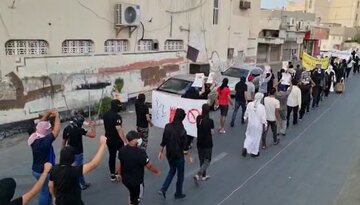 تداوم تظاهرات بحرینیها علیه انتخابات/ همبستگی با زندانیان سیاسی + فیلم