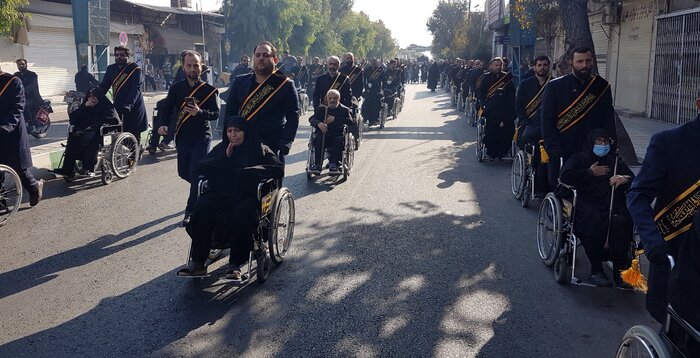 آیین سوگواری خادمان حرم کریمه اهل بیت در قم برگزار شد