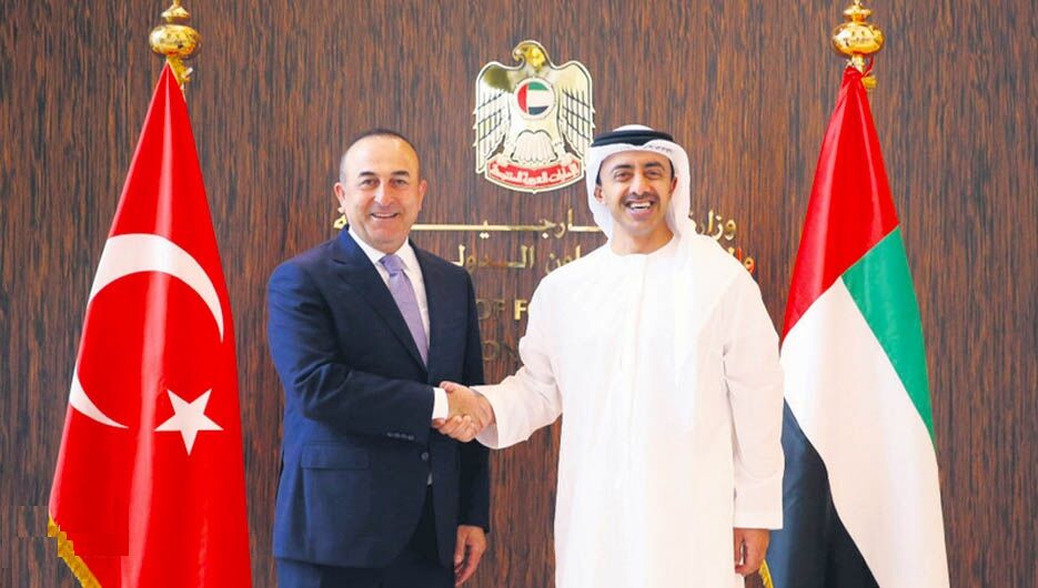 گفت وگوی وزیران خارجه ترکیه و امارات درباره تحولات منطقه