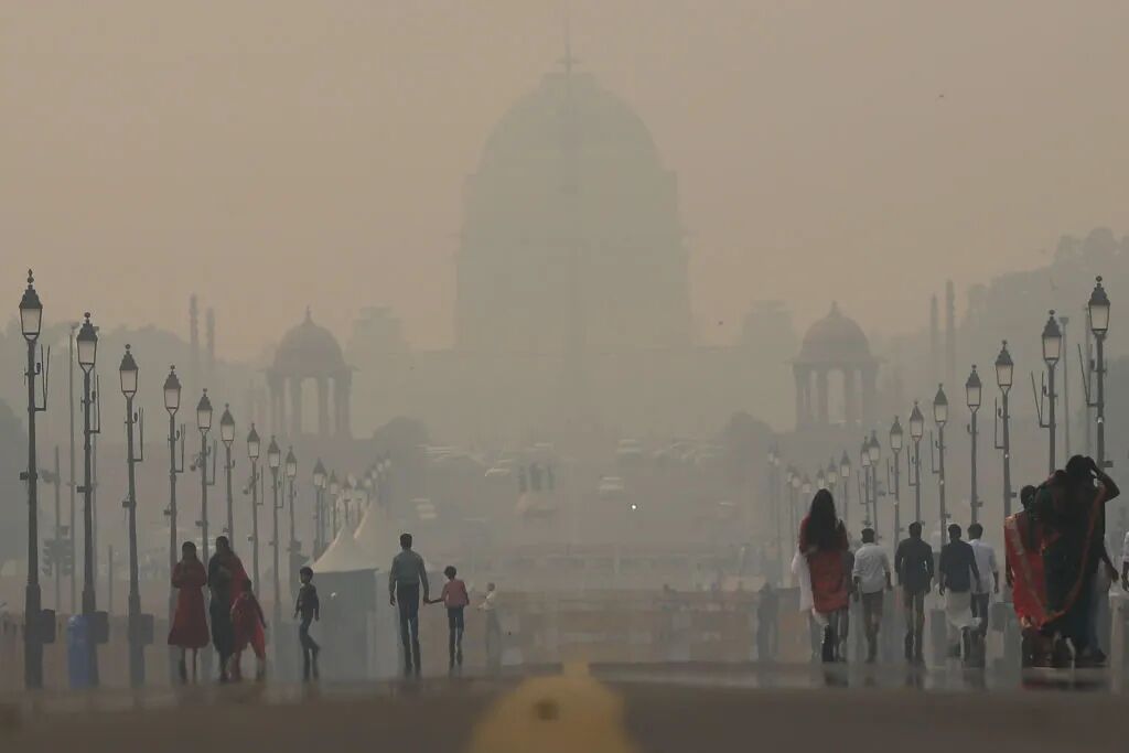 مه دود سمی پایتخت هند را به اتاق گاز تبدیل کرد