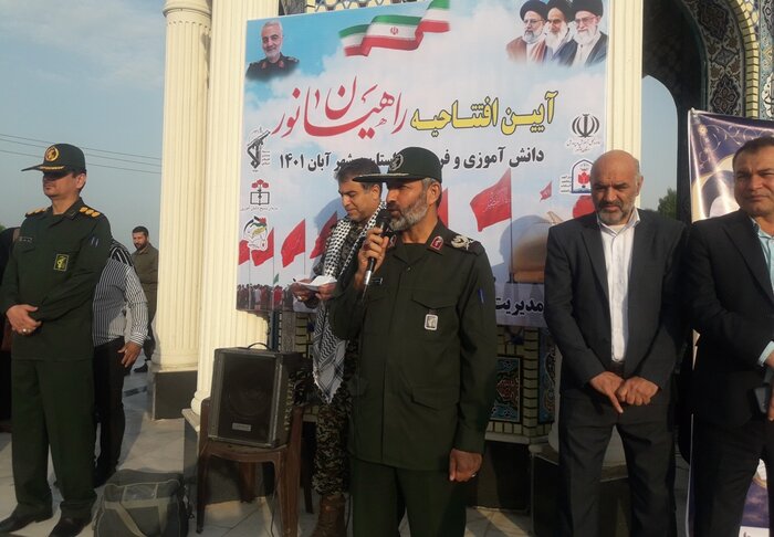 اردوی راهیان نور دانشآموزی استان بوشهر در گناوه افتتاح شد