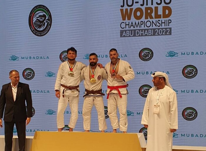 اکبرپور طلا گرفت؛ پایان تلاش تیم جوجیتسو ایران با ۳ مدال جهانی