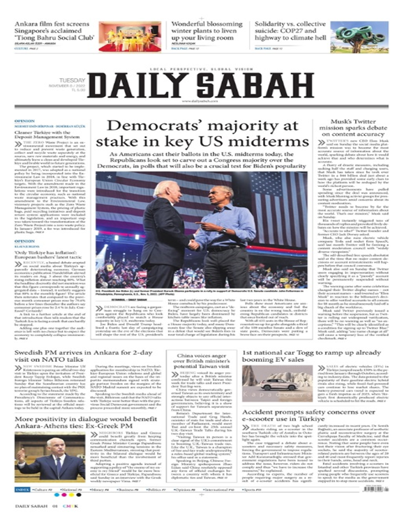 عناوین روزنامههای مطرح جهان؛ انتخابات میاندورهای آمریکا،همهپرسی عملکرد بایدن و دموکراتها