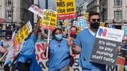 اعلام آمادگی پرستاران انگلیس برای اعتصاب سراسری